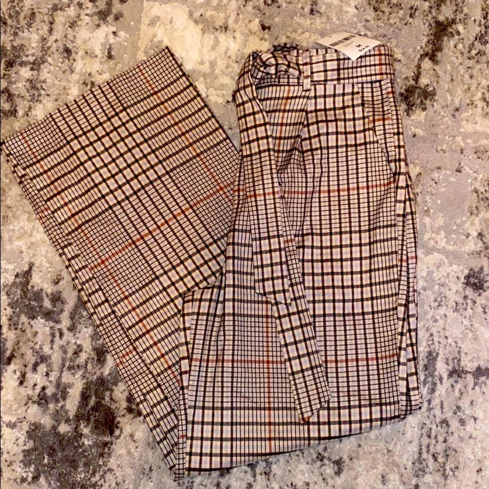 Long woven pants.